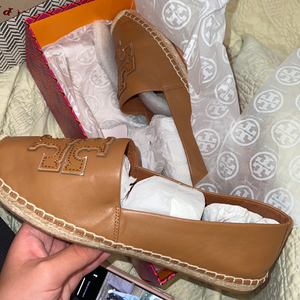 Tan Tory Burch Espadrille